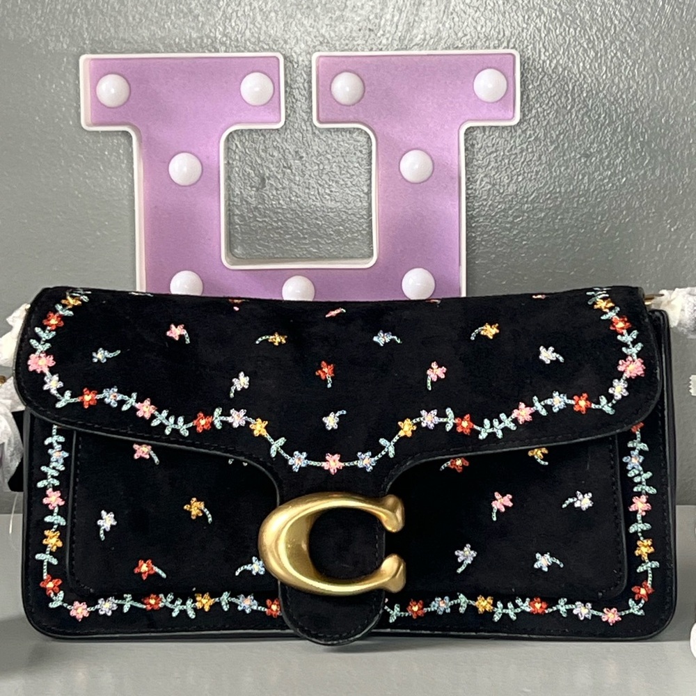 Coach Tabby 26 Shoulder Bag With Embroidered Ims International Exclusive - Picture 16 of 17